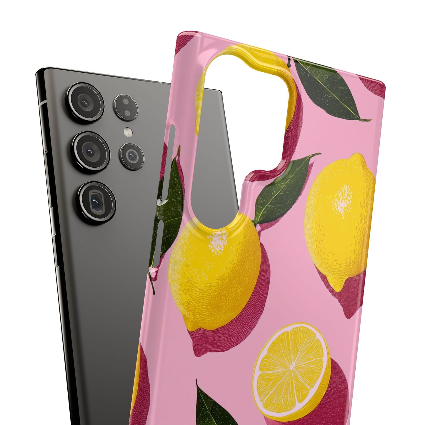 Retro Lemon - Slim Phone Case