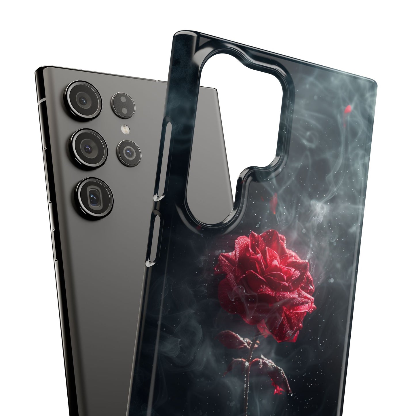 Midnight Rose - Slim Phone Case