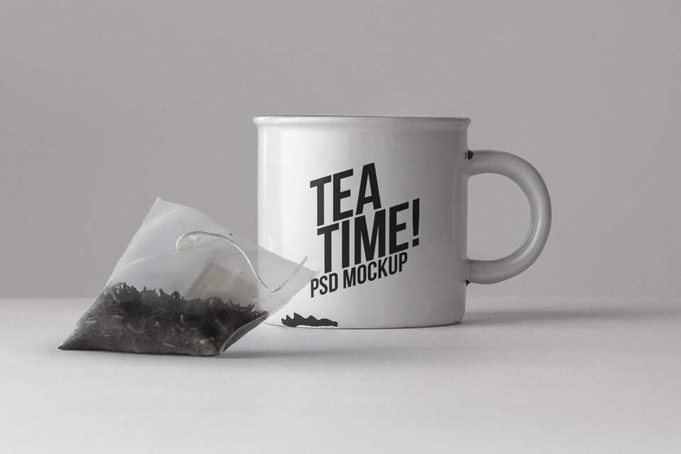 Free Psd Tea Mug Mockup