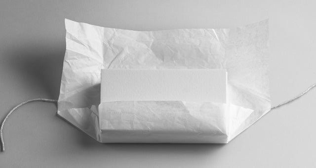 Free Wrapped Invitation Card Psd Mockup