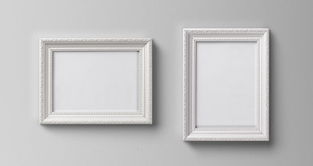 Free Two Vintage Psd Frame Mockups