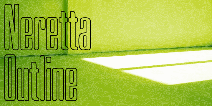 Free Neretta Outline Font