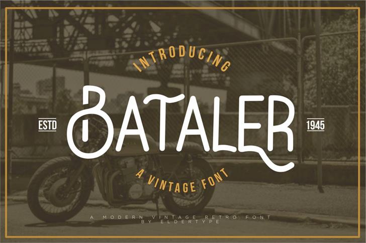Free Bataler Font