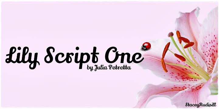 Free Lily Script One Font