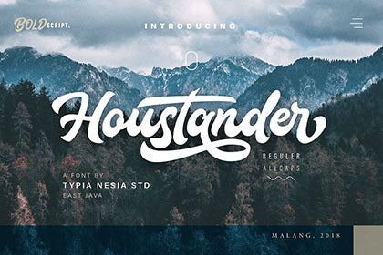 Free Houstander Font Demo