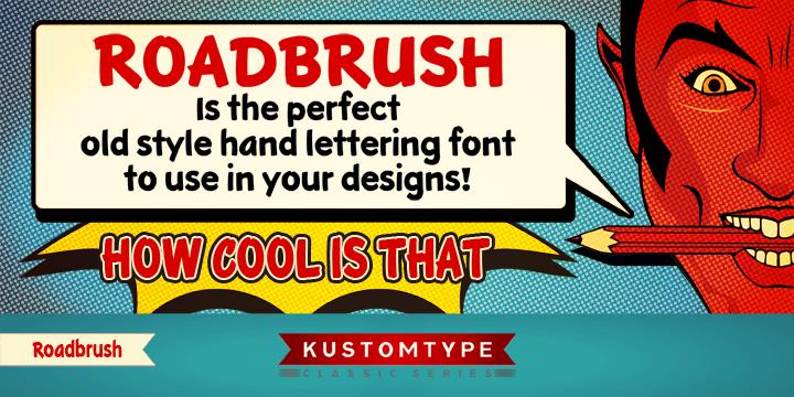 Free KTF-Roadbrush Font