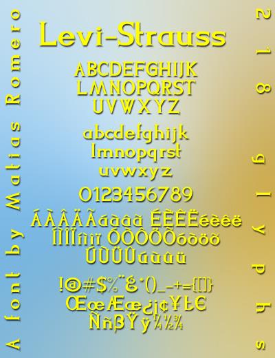 Free Levi-Strauss Font