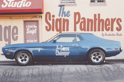 Free Sign Panthers Typeface Demo