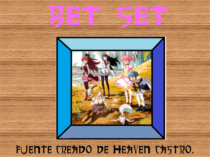 Free MSMM BET SET Font