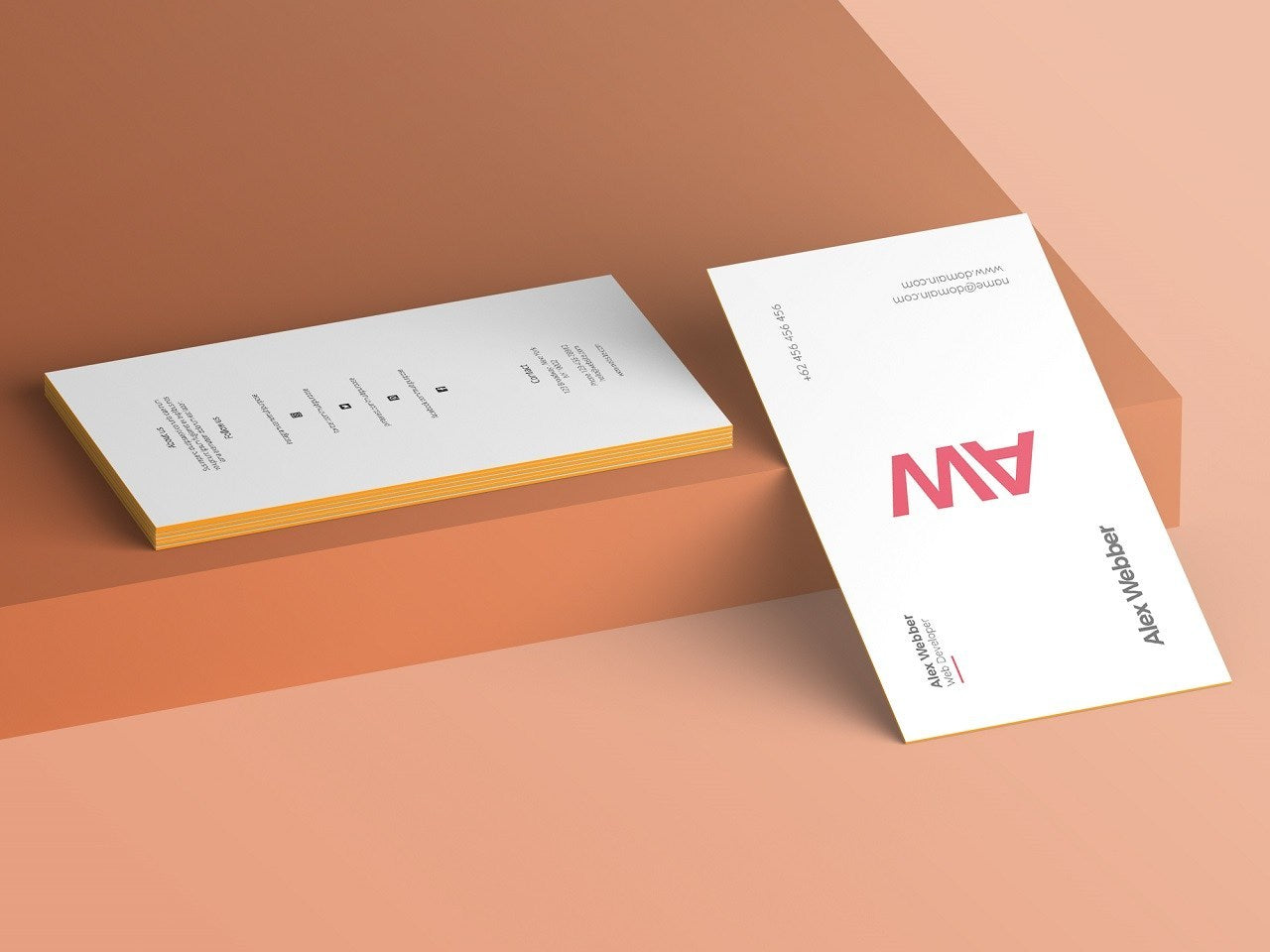Free Professional Business Card Mockup PSD