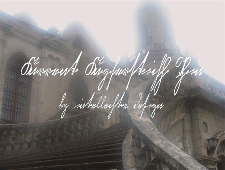 Free KurrentKupferstichThin Font