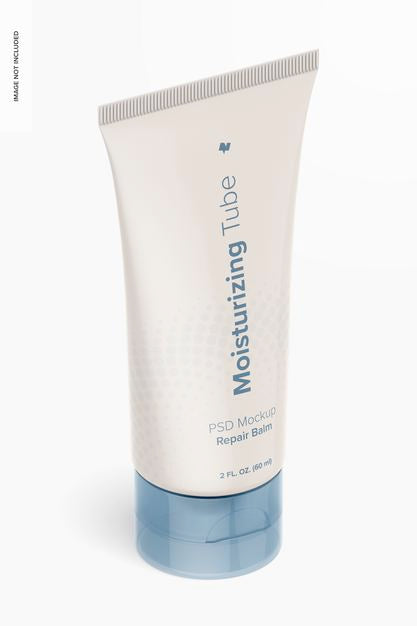 Free 2 Oz Cream Tube 02 Mockup Psd