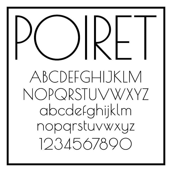 Free Poiret One Font