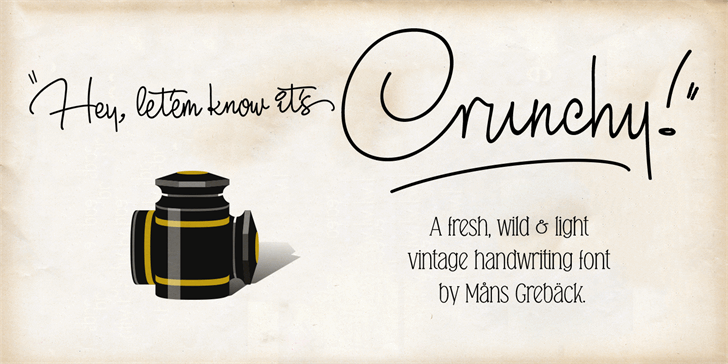 Free Crunchy Font
