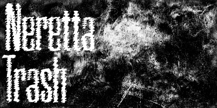 Free Neretta Trash Font