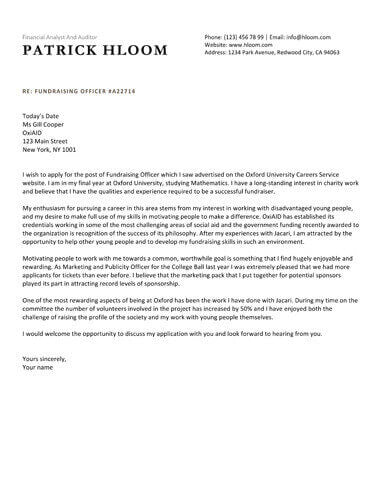 Free Economic Cover Letter Template in Microsoft Word (DOCX) Format