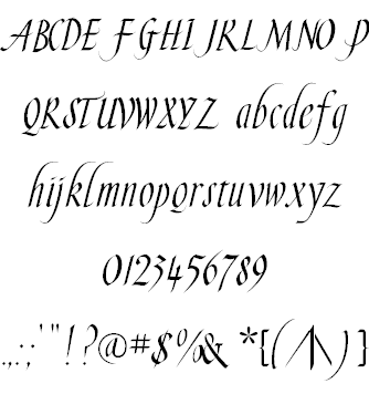 Free SlenderGoldFLF Font