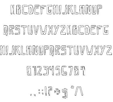 Free Savia Outline Font