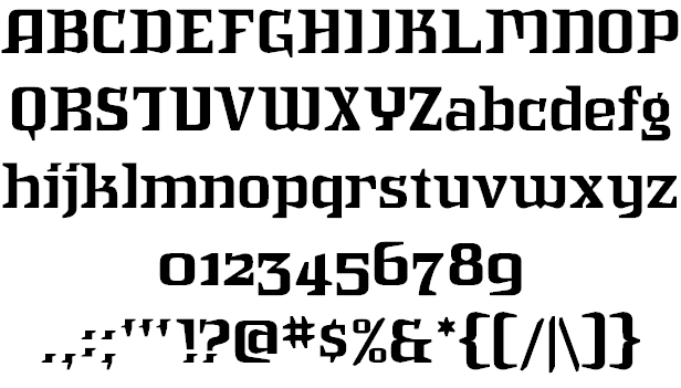 Free Intruder Alert Font
