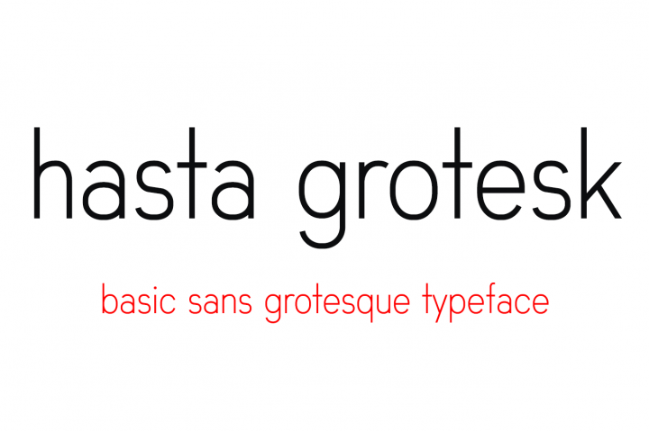 Free Hasta Grotesk font