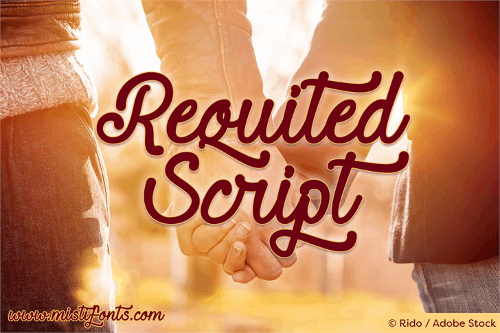 Free Requited Script Font