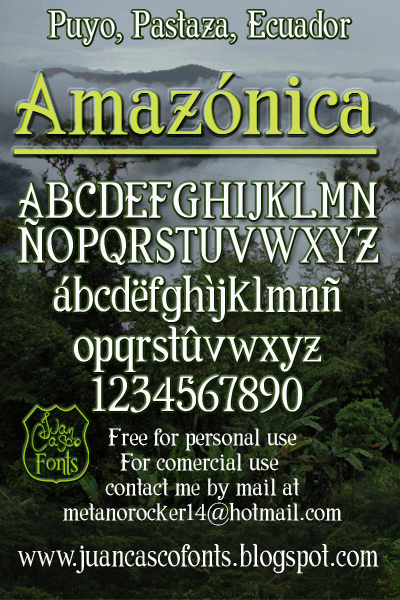 Free Amazónica Font