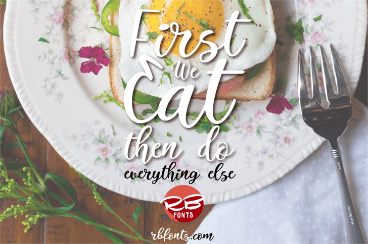 Free Italian Breakfast Font