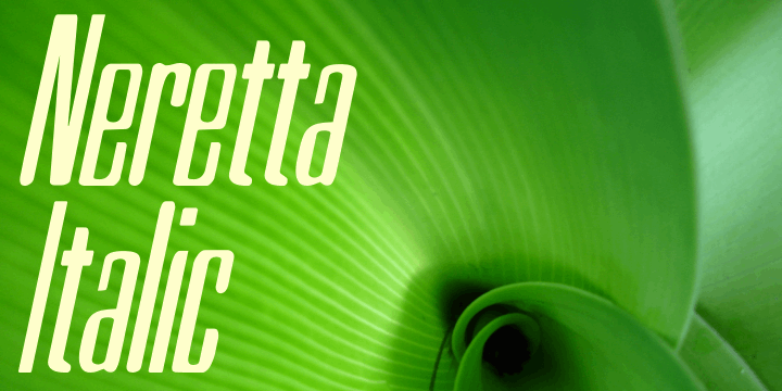 Free Neretta Italic Font