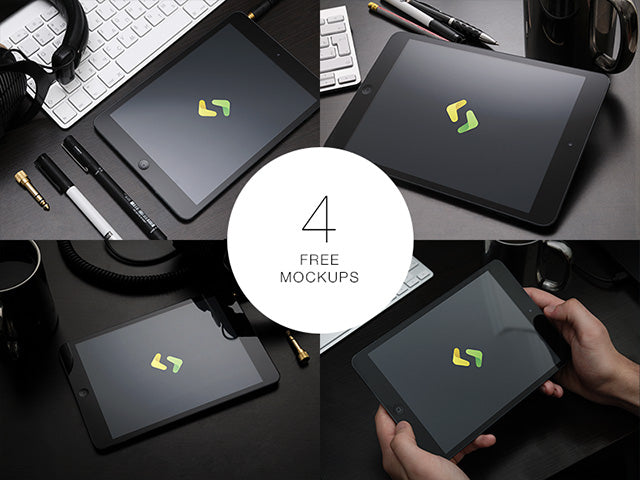 Free 4 Ipad Mockups