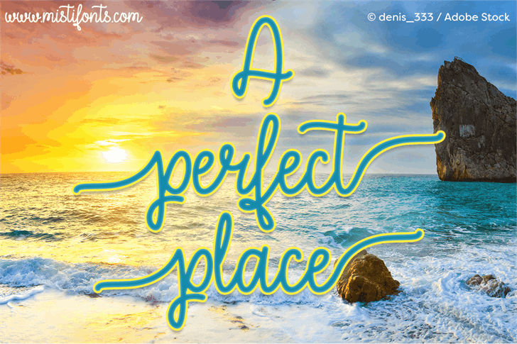Free A Perfect Place Font