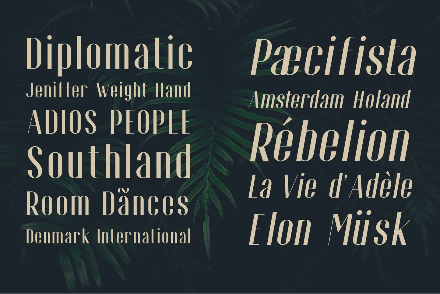 Free Espoir Font Family