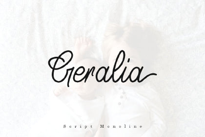 Free Geralia Script Font Demo