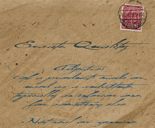 Free Ersatz Quality Font