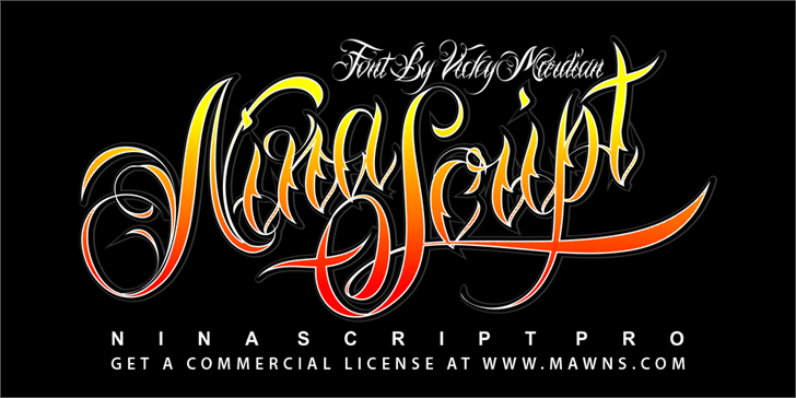 Free Nina Script Font