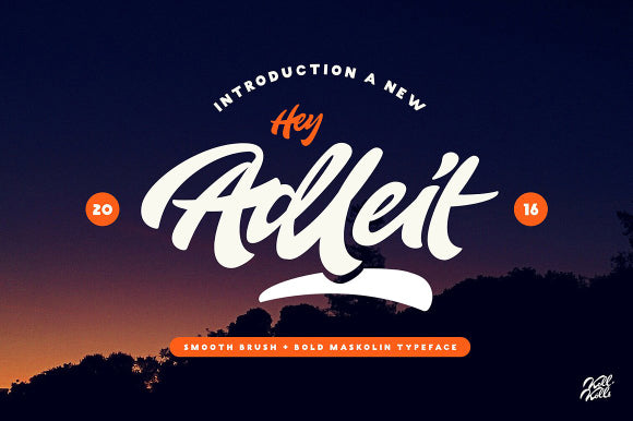 Free Aldeit Brush Script Demo