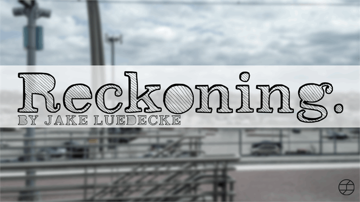 Free Reckoning Font