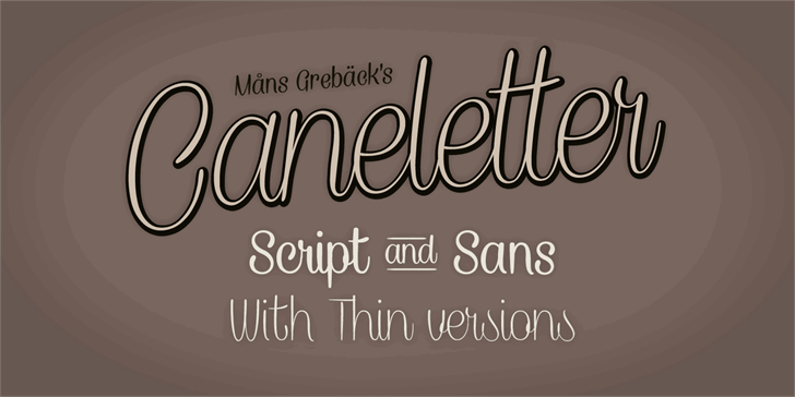 Free Caneletter Script Font