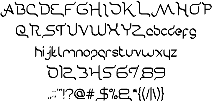 Free Gravity Relationships Font