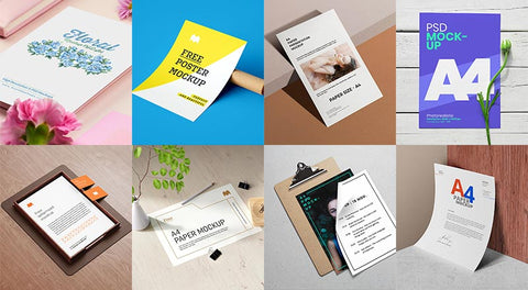 Free 60+ A4 Flyer Mockup Psd Files
