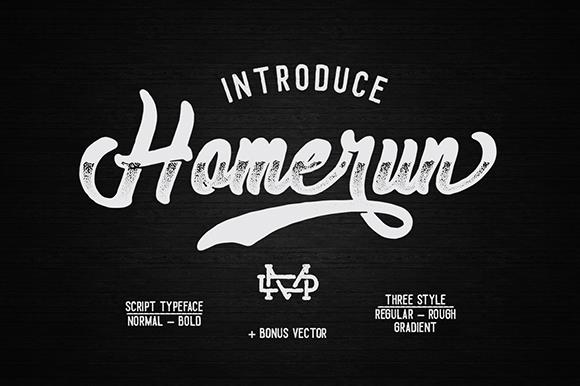 Free Homerun Font