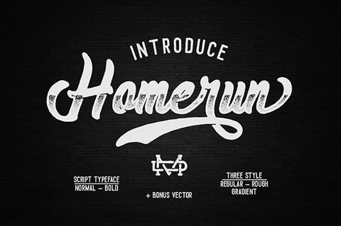 Free Homerun Font