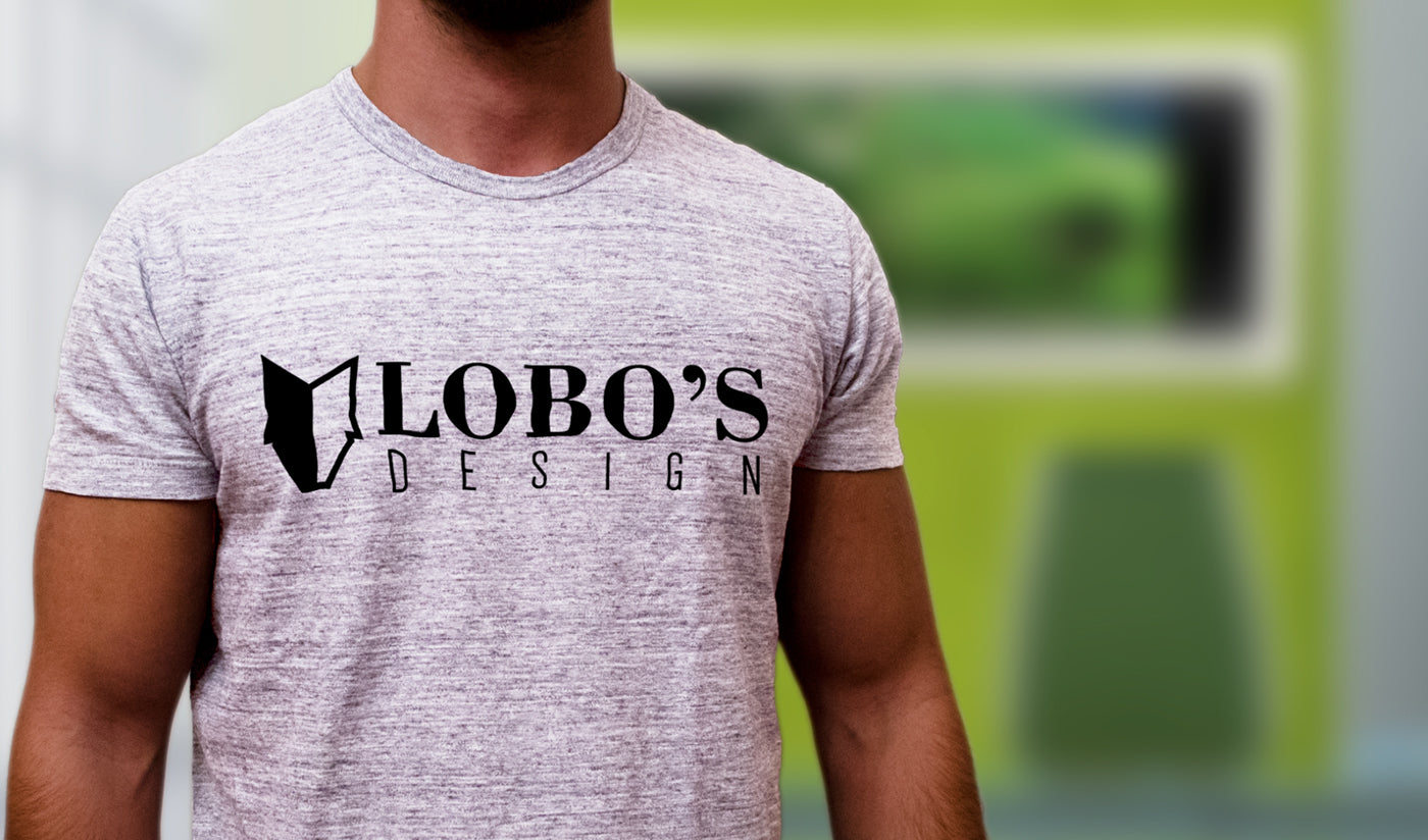 Free T-Shirt Mockup on a Man with Beard