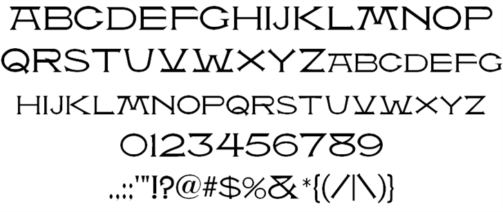 Free Atlantis MF Font