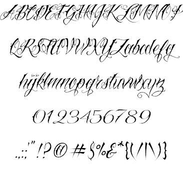 Free Vtc-NueTattooScript Font