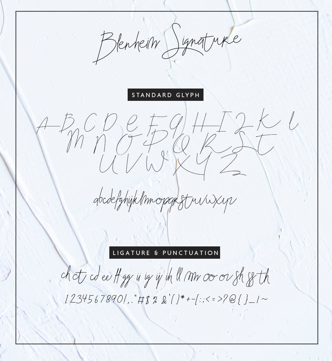 Free Blenheim Signature