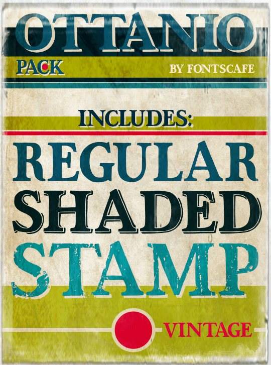 Free Ottanio Shaded Font