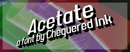 Free Acetate Font