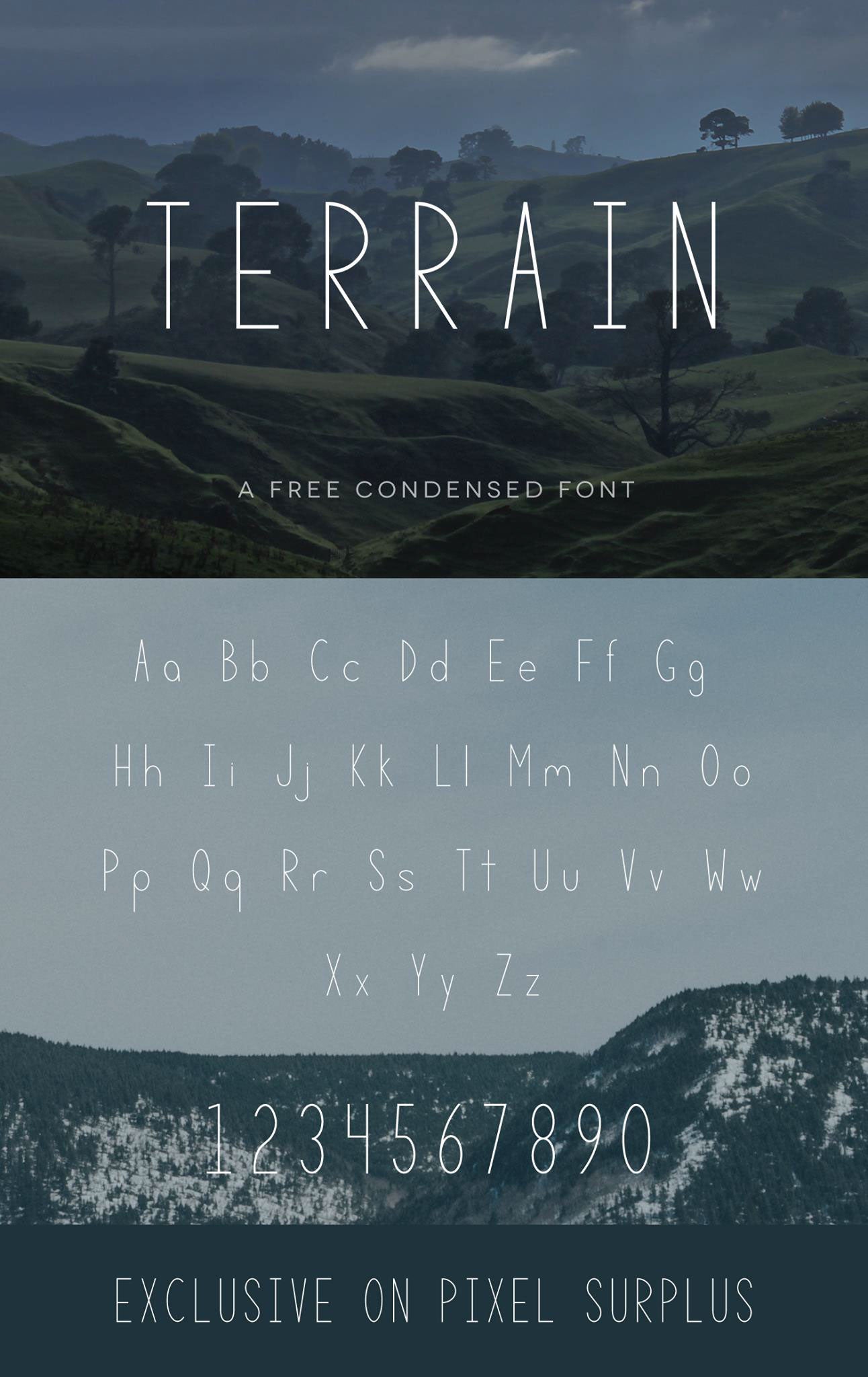 Free TERRAIN - FONT