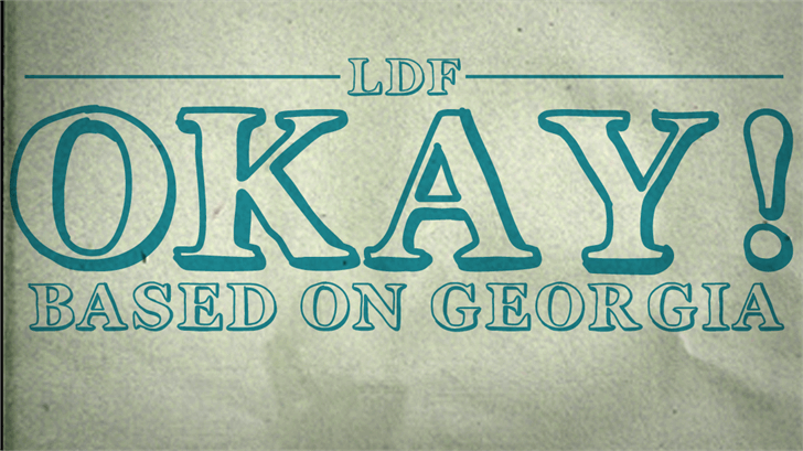 Free Okay Font