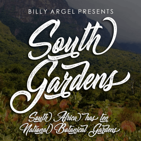 Free South Gardens Font